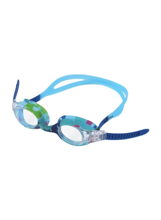 Dolfin Youth Flipper Flower Blueberry Goggle